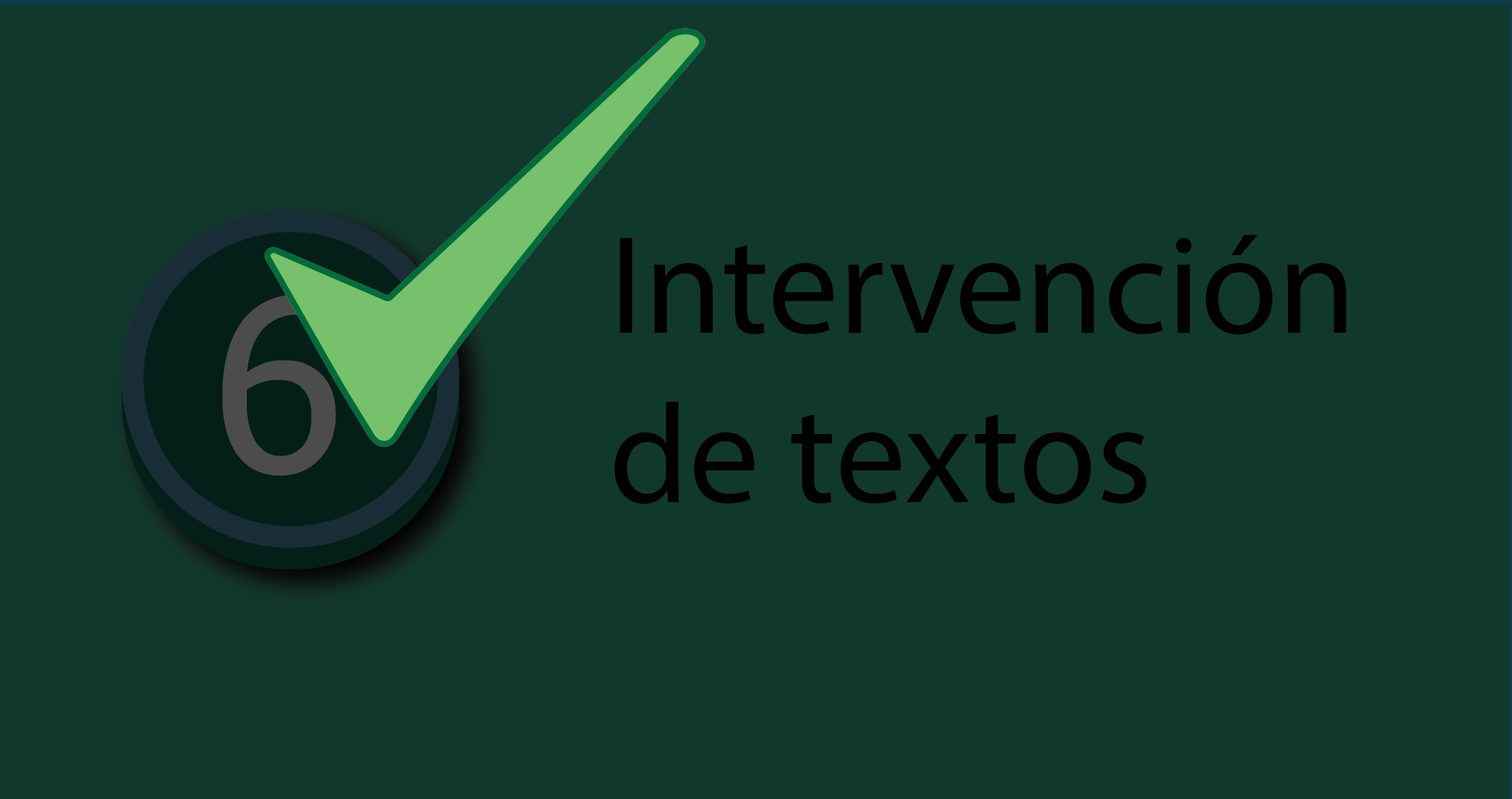 Intervención de textos