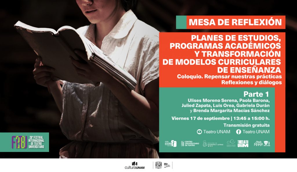 Planes de estudio, programas académicos - Teatro UNAM